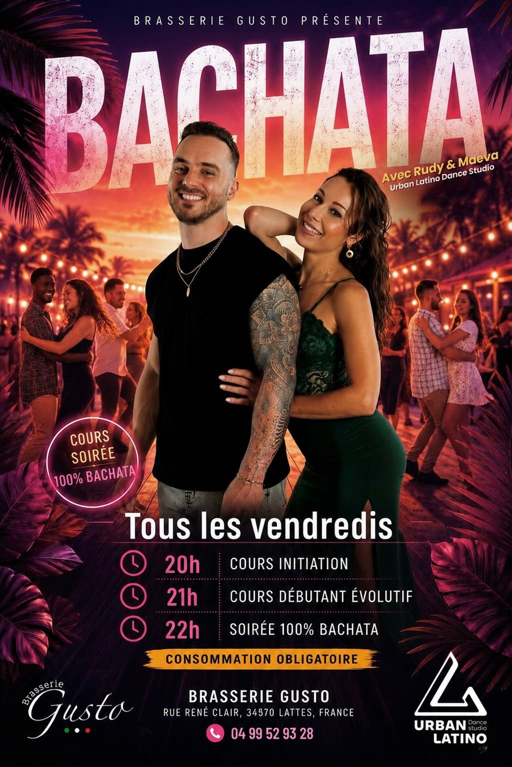 Soirée Bachata au Gusto